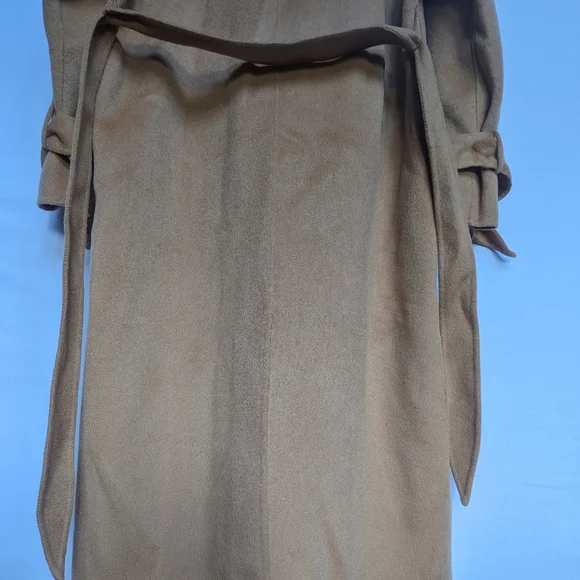 MARC CAIN Trench Coat Cashmere & Wool NWT MSRP $1780.00 SZ N1 (2/4 or S) - Picture 5 of 6